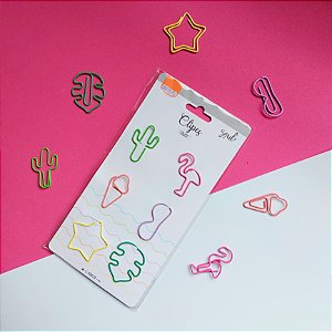 Clipes para Papel Formatos Pastel - BRW